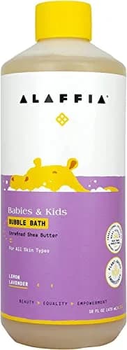 Alaffia Babies and Kids Bubble Bath 16 Fl Oz | Gentle, Plant-Based, Paraben & Sulfate-Free, Vegan, Lemon Lavender thumbnail 8