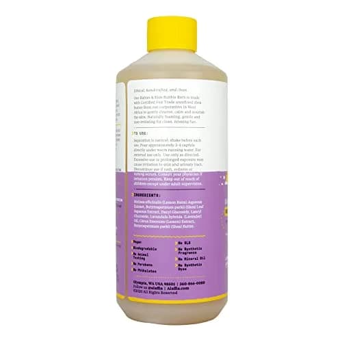 Alaffia Babies and Kids Bubble Bath 16 Fl Oz | Gentle, Plant-Based, Paraben & Sulfate-Free, Vegan, Lemon Lavender thumbnail 4