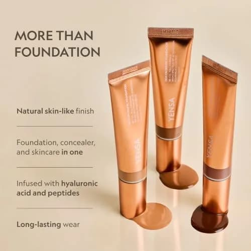 YENSA BC Foundation - Full Coverage Foundation, SPF 40, 1 oz | Hydrates & Firms Skin, Korean Makeup thumbnail 5