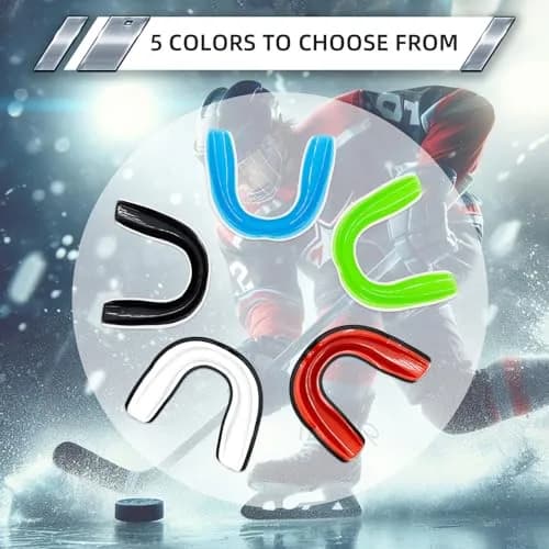 LPONJAR Moldable Sports Mouth Guard for Toddler Kids Youth 5 Pack Small (Under 7 Years Old) | Professional Dental Protection thumbnail 4