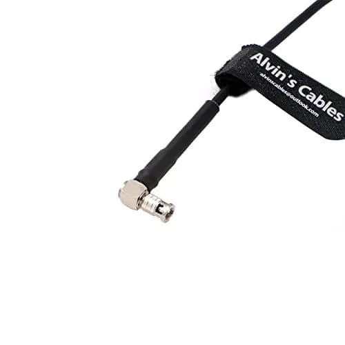 Alvin's Cables Micro-BNC Right-Angle to BNC Male 6G HD SDI Coaxial Cable 50cm (19 inches) | High-Speed Data Transfer thumbnail 5