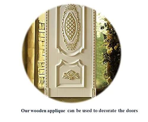 Beoot Wooden Corner Applique 40x23cm | Elegant Carved Wall Decor for Home (70-120 chars) thumbnail 5