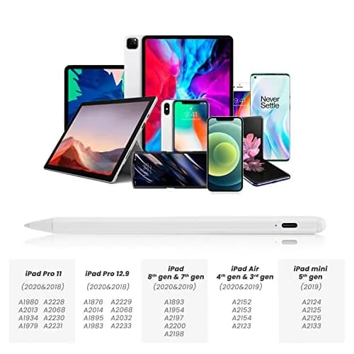 Minilabo iPad Pencil Pro for iPad Pro 11/13-inch M4/M5 | 2X Fast Charge Stylus with Palm Rejection thumbnail 4
