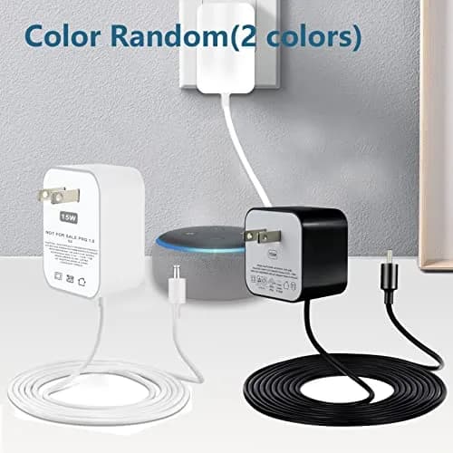 ZTTXL 15W Power Adapter for Echo, Dot 3rd & 4th Gen, Show 5, Spot, Fire TV Cube | 12V 1.25A 15W AC Power Cord thumbnail 5