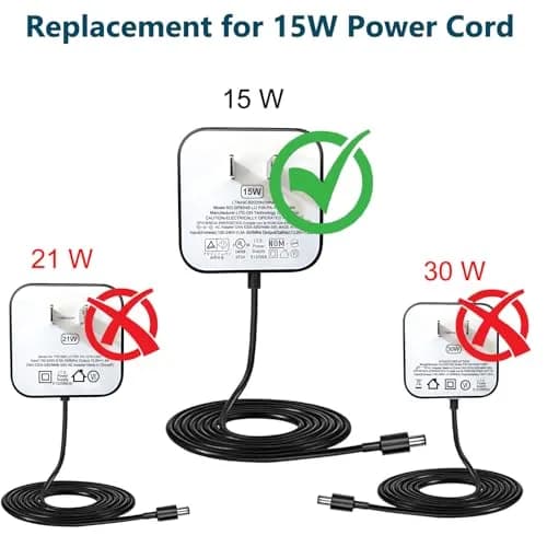 ZTTXL 15W Power Adapter for Echo, Dot 3rd & 4th Gen, Show 5, Spot, Fire TV Cube | 12V 1.25A 15W AC Power Cord thumbnail 7