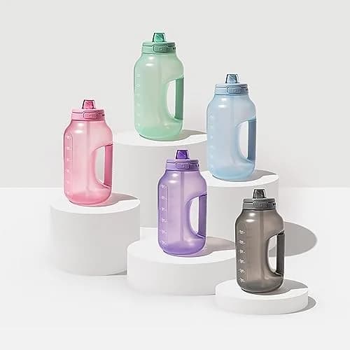 Ello Hydra 64oz Water Jug with Handle & Motivational Markers | Leak-Proof BPA Free Plastic Bottle (64 oz / 1.89L) thumbnail 9