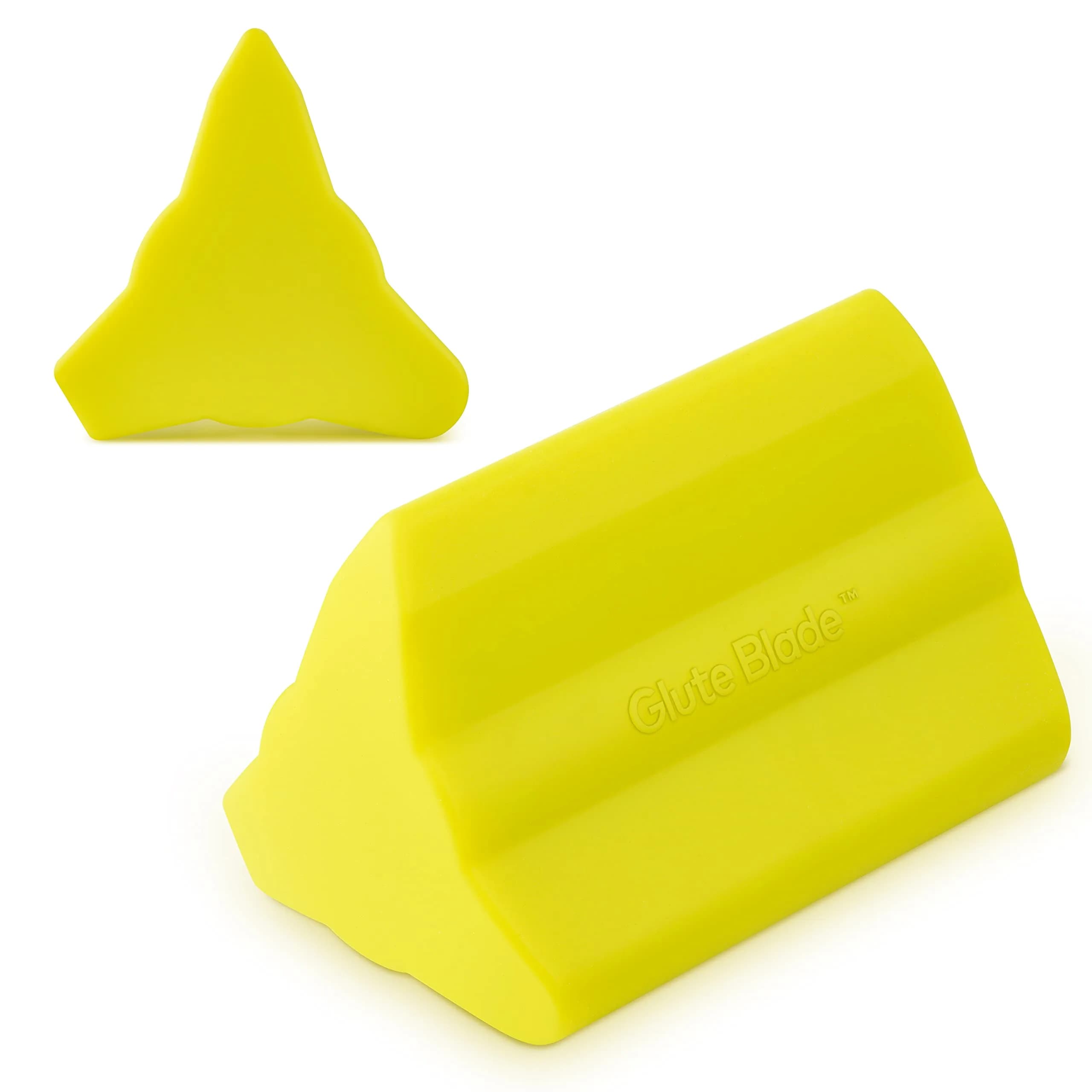 GLUTE BLADE Piriformis Massage Roller, Medium Density, Yellow | Deep Trigger Point Relief for Sciatica & Hip Tension