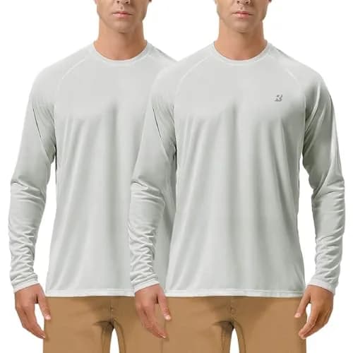 Roadbox UPF 50+ UV Sun Protection Shirts Long Sleeve Rash Guard | Breathable Lightweight Outdoor Performance thumbnail 1