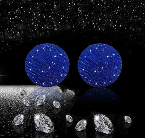 NBTEPEM Bling Car Cup Holder Coaster 2pcs | 2.75 inch Rhinestone Car Decor (70-120 chars) thumbnail 7