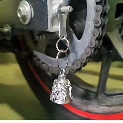 Dream Apparel Motorcycle Ride Bell for Bikers, Heavy Spirit Keychain & Lucky Charm (DBL17-L Rebel) | Unique 3D Design, Heavy Alloy, Multi-Use thumbnail 6