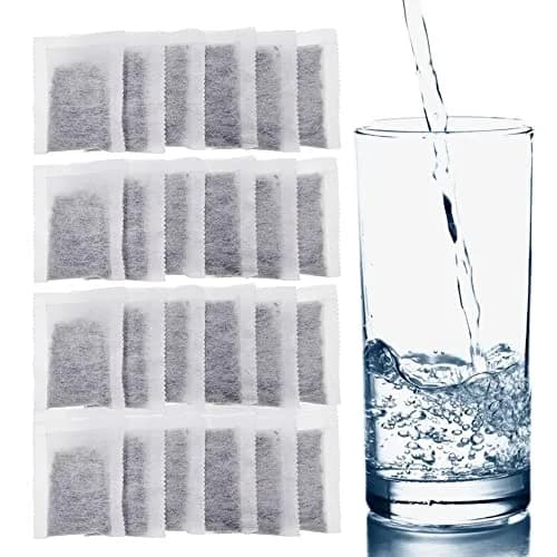 ShuRex 24 Pack Replacement Activated Charcoal Distiller Filters | Coconut Shell Activated Carbon for Water Purification thumbnail 2