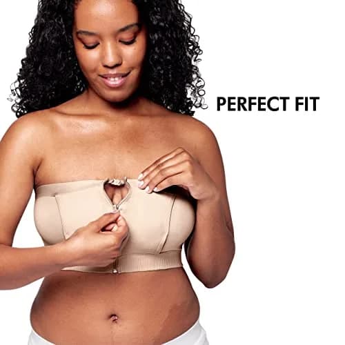 Medela Pumping Bustier for Hands-Free Pumping | Chai, Small | Supportive, Comfortable & Compatible with Medela Pumps thumbnail 2