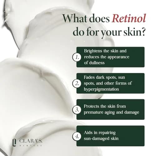 CLARA'S NEW YORK Youth Renewal Retinol Facial Cream 50ml | Anti-Aging, Wrinkle Reduction, Deep Hydration, Made in USA thumbnail 2