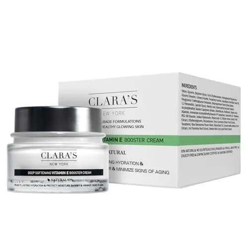 CLARA'S NEW YORK Deep Softening Vitamin E Skin Barrier Cream 50ml | Nourishes & Protects thumbnail 1