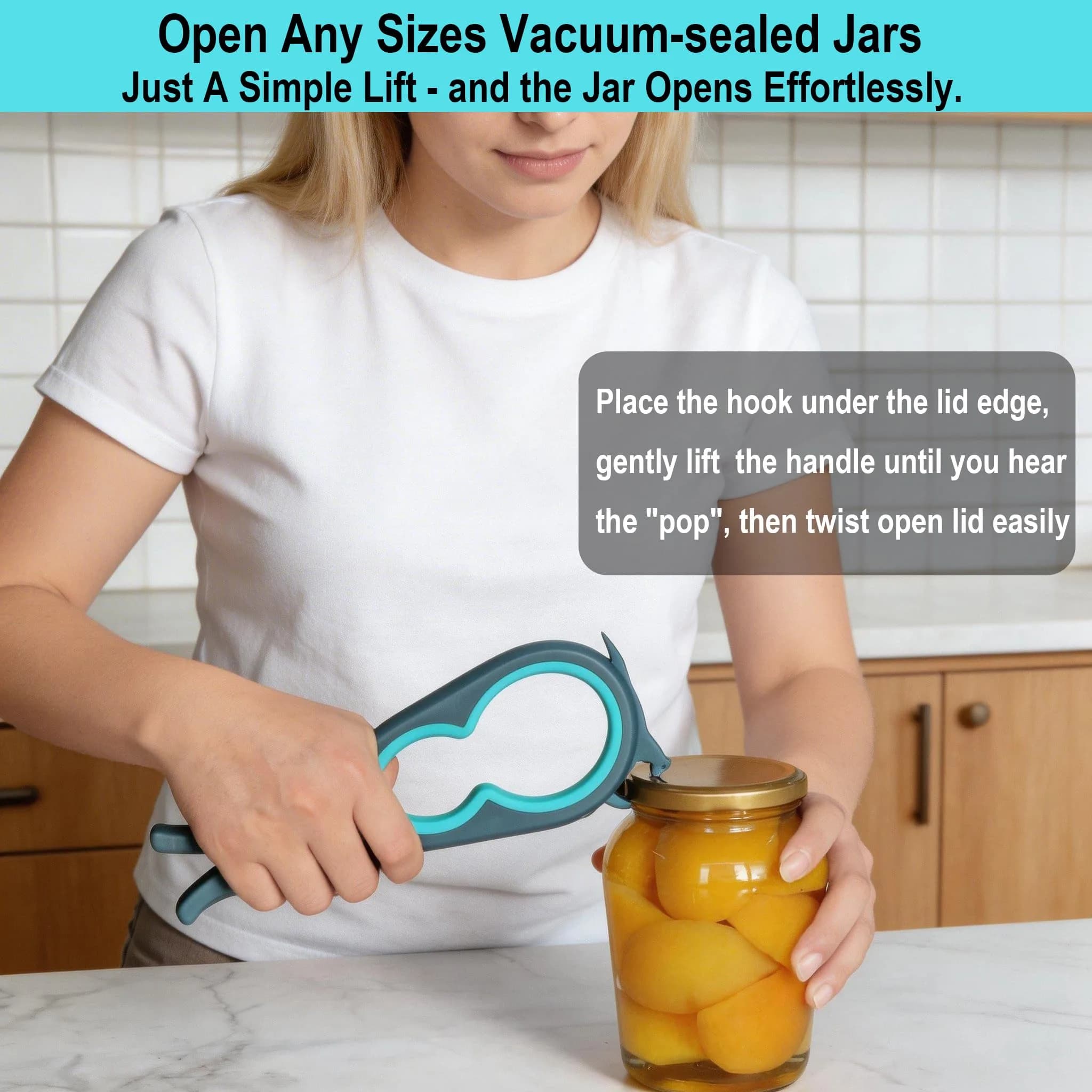 Otstar Jar Opener for Weak Hands | 5-in-1 Bottle & Jar Opener for Seniors & Arthritis thumbnail 4