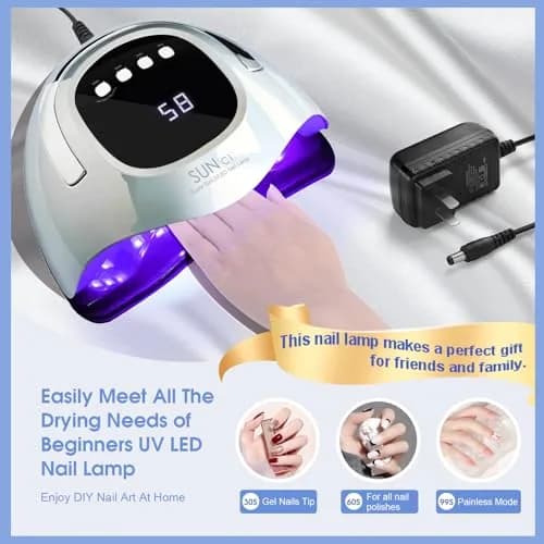MIRAGE LAYON UV Nail Lamp 288W | Fast Gel Curing for Hands & Feet (70-120 chars) thumbnail 7