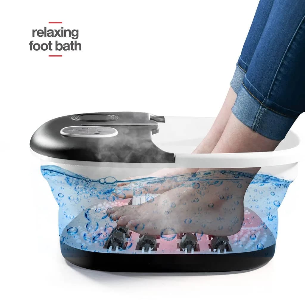 Medical king Foot Spa with Heat, Massage, Jets & Remote - Collapsible Pedicure Foot Bath 1.95 kg (4.3 lb) | Relaxing Foot Soak with Bubbles & Vibration - view 2