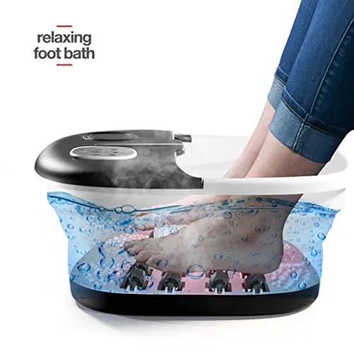 Medical king Foot Spa with Heat, Massage, Jets & Remote - Collapsible Pedicure Foot Bath 1.95 kg (4.3 lb) | Relaxing Foot Soak with Bubbles & Vibration thumbnail 2