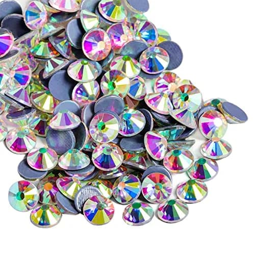 BEADSLAND Hotfix Rhinestones Crystal AB SS6 2880pcs | Glass Craft Gems for DIY Clothing & Decor thumbnail 1