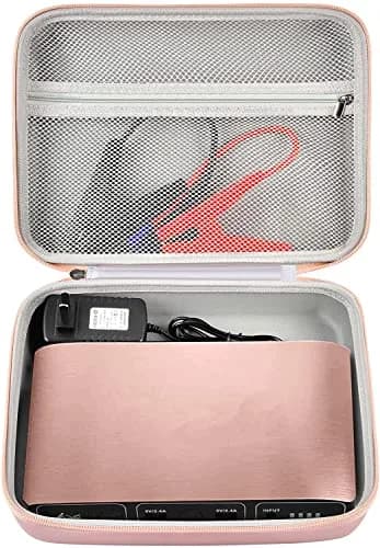 GWCASE Pink Hard EVA Case for Halo Bolt Air/Air+ Jump Starter | Portable Power Bank Holder with Mesh Pocket thumbnail 1