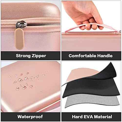 GWCASE Pink Hard EVA Case for Halo Bolt Air/Air+ Jump Starter | Portable Power Bank Holder with Mesh Pocket thumbnail 3