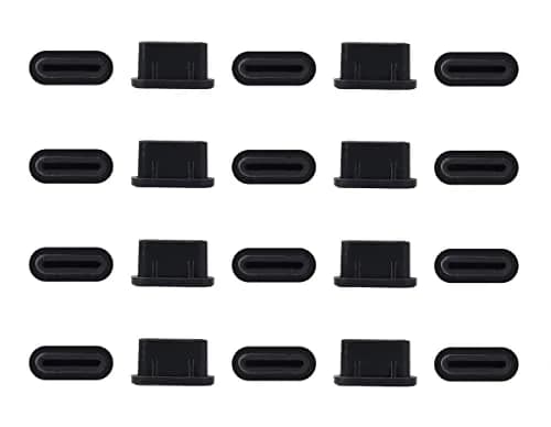 iKammo 20 Pcs USB C Dust Plugs Cover with 2 Cleaning Brushes | Protects Ports from Dust, Lint, and Grime thumbnail 2
