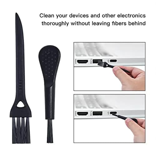 iKammo 20 Pcs HDMI Dust Cover Plugs & 2 Cleaning Brushes | Protects Ports from Dust, Lint, and Grime thumbnail 5
