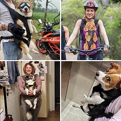 PetBonus Black XL Dog Carrier Backpack | Hands-Free Hiking Cycling Travel thumbnail 6