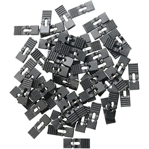MEETOOT Black Standard 2.54mm Pin Header Jumper Caps 100pcs | 13.5 x 5 x 2.4mm thumbnail 1