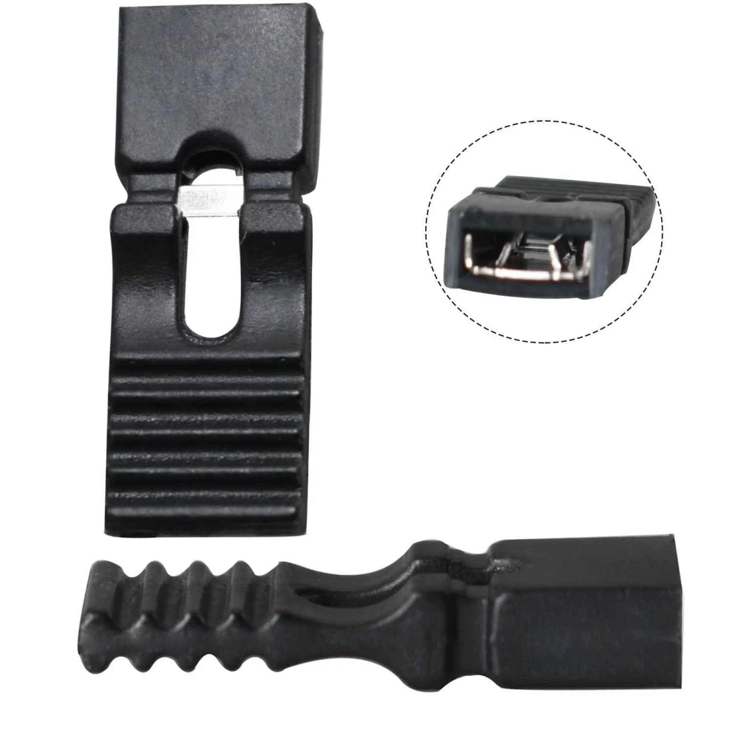 MEETOOT Black Standard 2.54mm Pin Header Jumper Caps 100pcs | 13.5 x 5 x 2.4mm - view 3