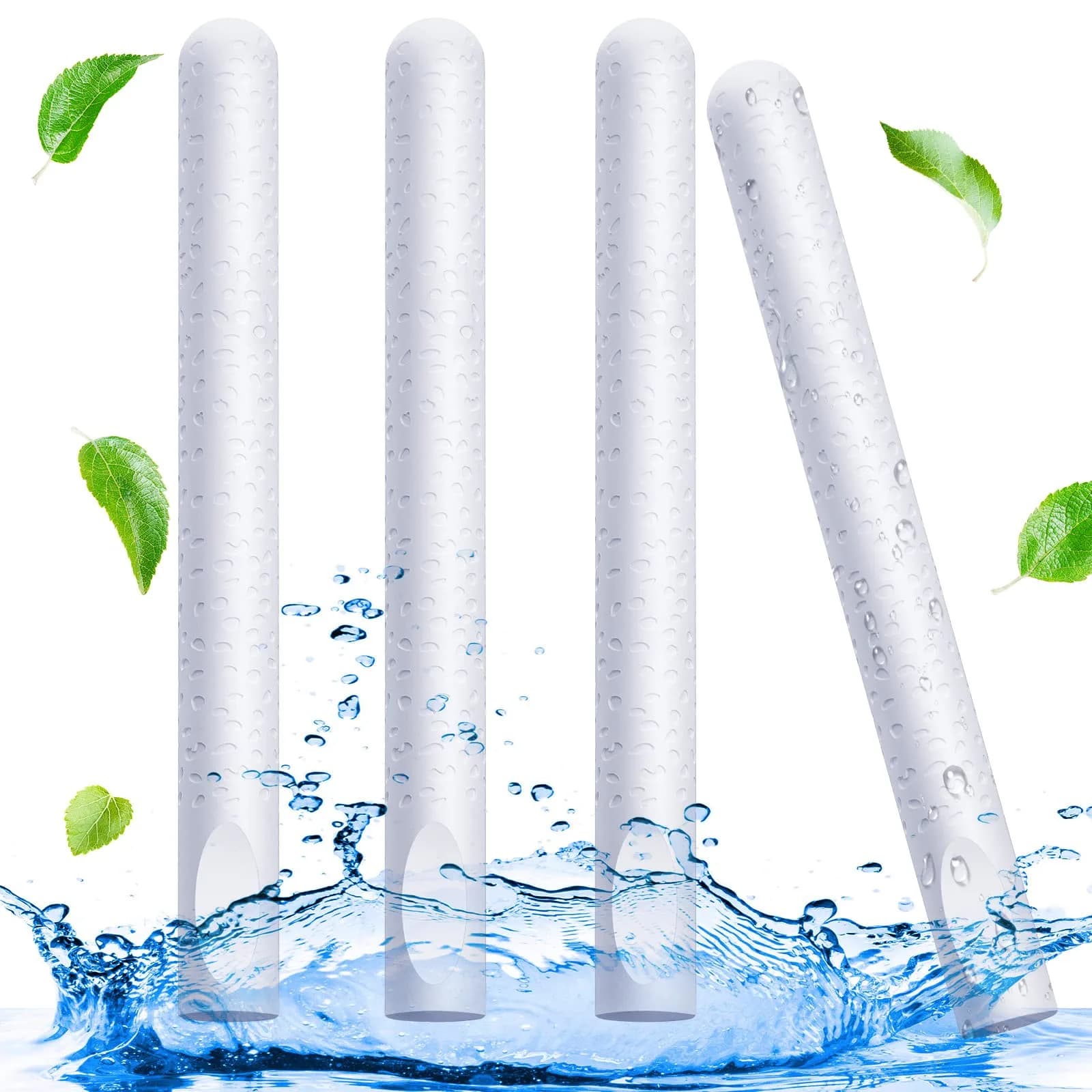 Linyuthia Diatomite Drying Sticks 16cm (6.3 Inch) | 4 Pcs White Dot Style - main product image