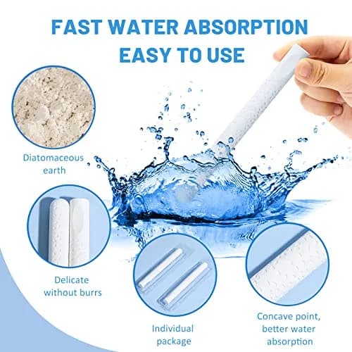 Linyuthia Diatomite Drying Sticks 16cm (6.3 Inch) | 4 Pcs White Dot Style thumbnail 4