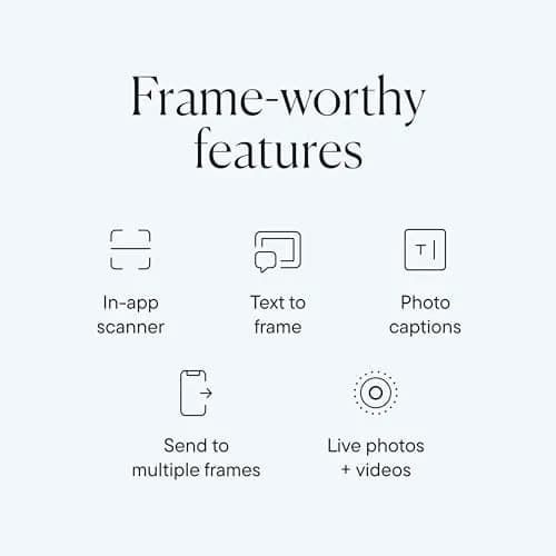 AURA Carver Mat HD Digital Picture Frame 25.65 cm (10.1") | Wirecutter's Best Frame for Gifting thumbnail 6