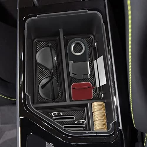 MARCHFA Black Center Console Organizer Tray for Kia EV6 2022-2026 | Fits Armrest Storage Box Insert thumbnail 6