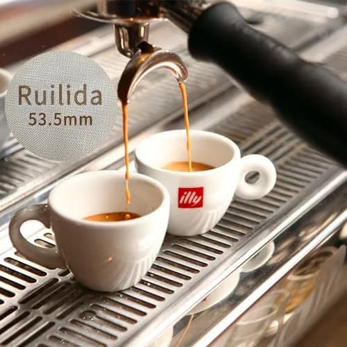 Ruilida Espresso Puck Screen 53.5mm | Reusable Stainless Steel Filter Plate for Espresso Portafilter (53.3-54mm breville) thumbnail 6
