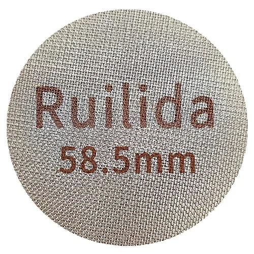 Ruilida Espresso Puck Screen 58.5mm | Reusable 150μm Stainless Steel Filter Plate thumbnail 1