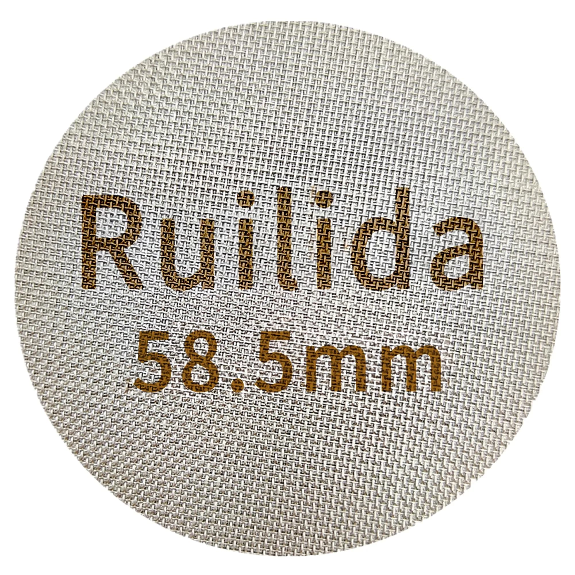 Ruilida Espresso Puck Screen 51mm | Reusable Stainless Steel Filter Plate for Espresso Portafilter (51mm) — 58.5mm