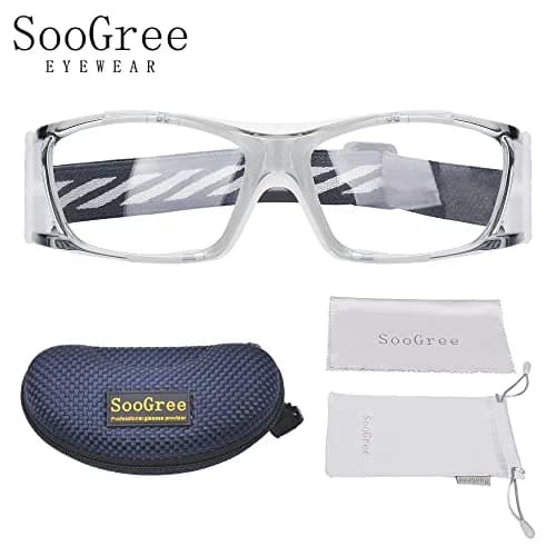 SooGree Racquetball Goggles for Men Women | Impact-Resistant Polycarbonate Safety Eyewear (Medium) thumbnail 8