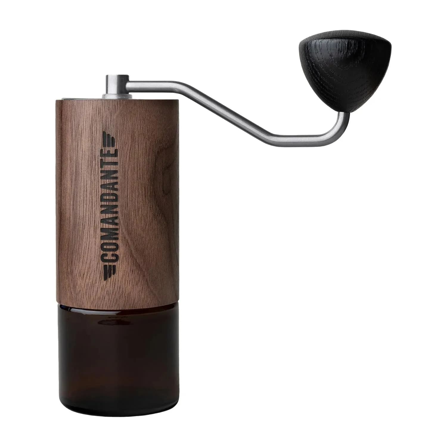 Comandante C40 MK4 Nitro Blade Liquid Amber/Stainless Steel Coffee Grinder, 39mm | Hand Coffee Grinder for Precision Brewing