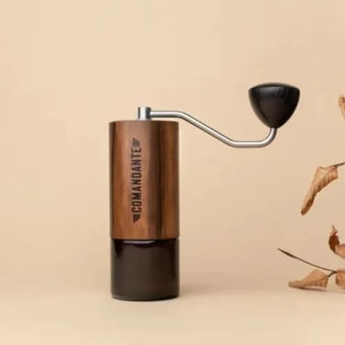 Comandante C40 MK4 Nitro Blade Liquid Amber/Stainless Steel Coffee Grinder, 39mm | Hand Coffee Grinder for Precision Brewing thumbnail 6