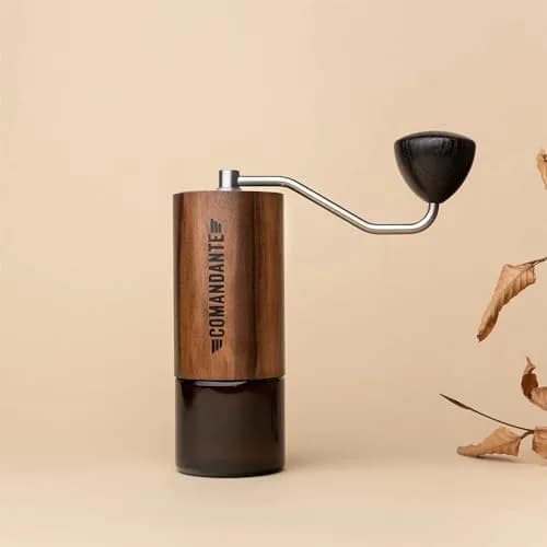 Comandante C40 MK4 Nitro Blade Liquid Amber/Stainless Steel Coffee Grinder, 39mm | Hand Coffee Grinder for Precision Brewing thumbnail 3
