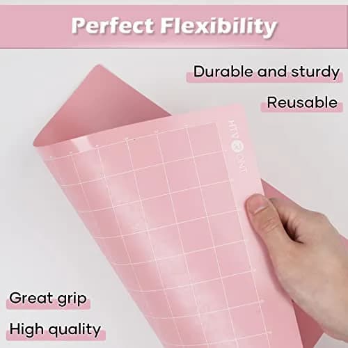 HTVRONT Fabric Grip Cutting Mats 12x12 Inch (2-Pack) | Self-Healing PVC for Cricut Machines thumbnail 5