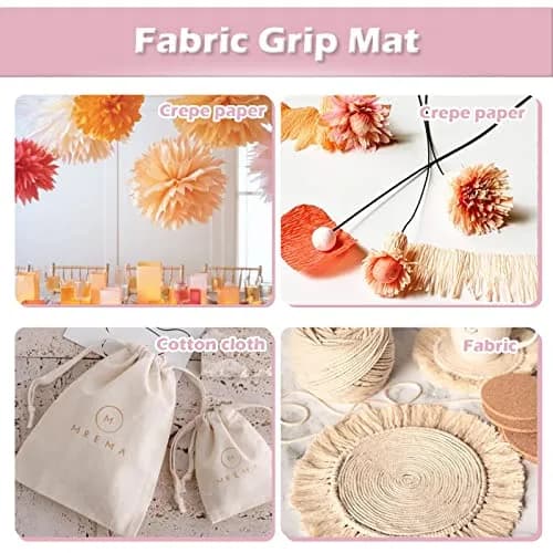 HTVRONT Fabric Grip Cutting Mats 12x12 Inch (2-Pack) | Self-Healing PVC for Cricut Machines thumbnail 3