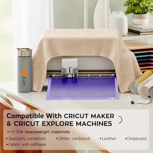 HTVRONT Strong Grip Cutting Mat 12x12 Inch, 2 Pack Purple | Self-Healing PVC for Quilting & Crafting thumbnail 6