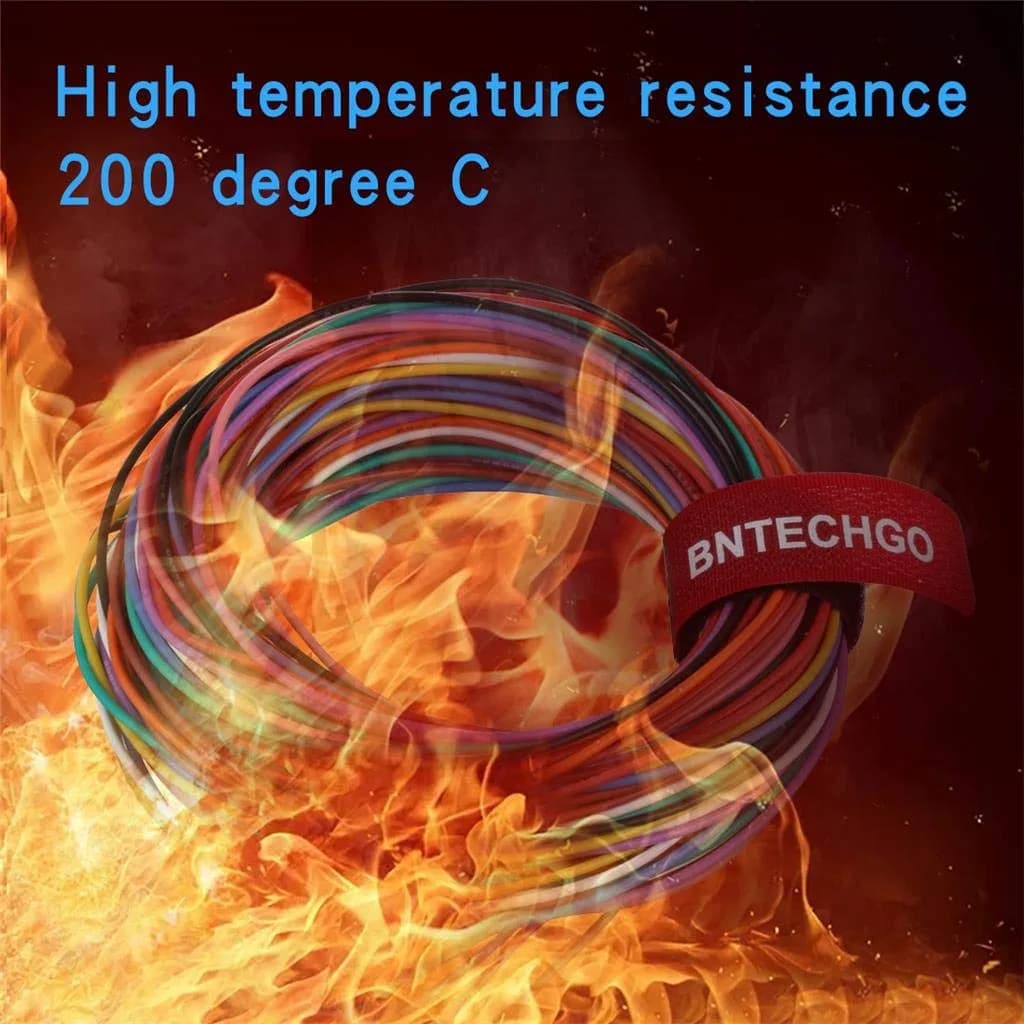 BNTECHGO 24 AWG Silicone Wire Kit - 10 Colors, 5ft Each, 50ft Total - view 4