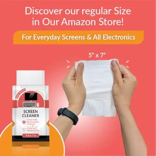 iCloth 70% Isopropyl Alcohol XL Screen & Electronics Wipes, 192 Count | Streak-Free, Fast-Drying thumbnail 7
