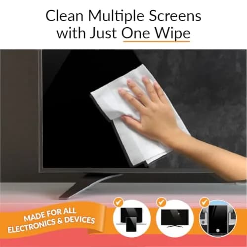 iCloth 70% Isopropyl Alcohol XL Screen & Electronics Wipes, 192 Count | Streak-Free, Fast-Drying thumbnail 3