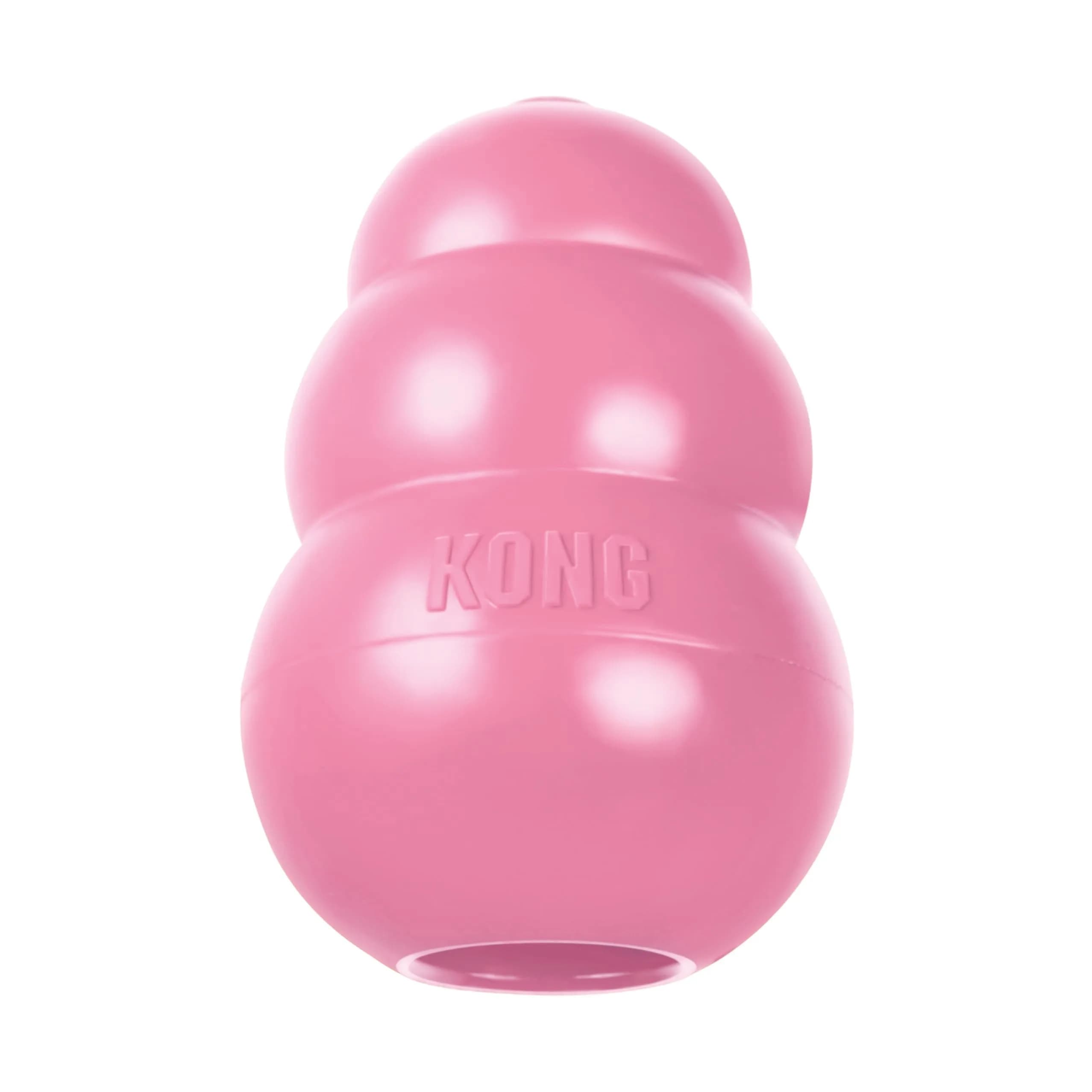 KONG Puppy, Natural Rubber Teething Chew Toy, for XS Puppies, Pink | Gentle, Durable & Interactive Puppy Toy — Pink
