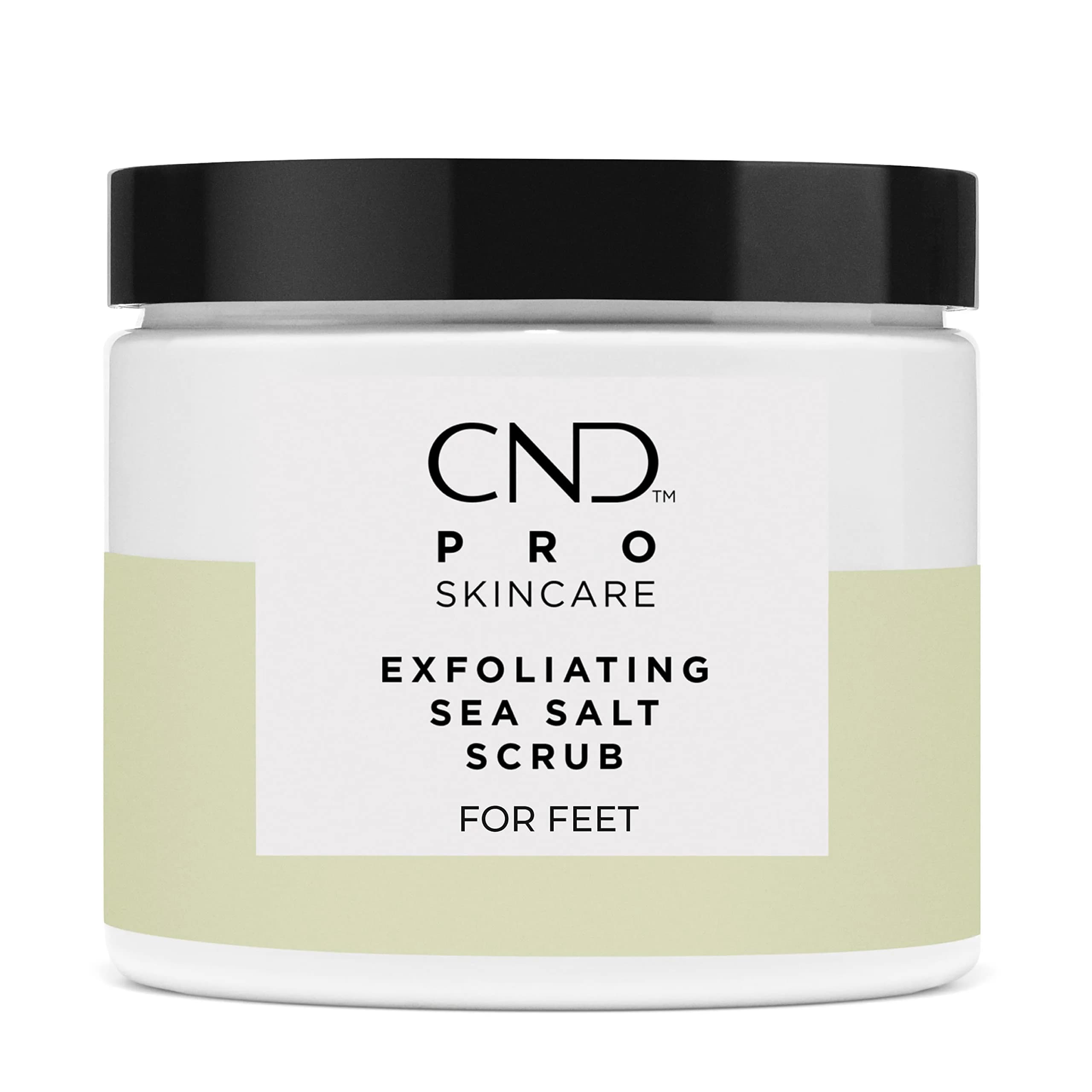 CND Pro Skincare Exfoliating Sea Salt Scrub for Feet | Gentle, Moisturizing, 18 fl oz