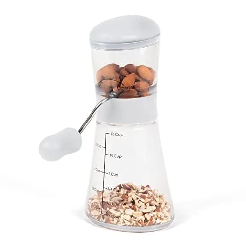 Prepworks by Progressive Nut Chopper with Non-Skid Base, White 1.5 cups (532 ml) | Patented Fine & Coarse Grind thumbnail 5